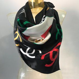 Monogram CC Paris Big Scarf Wrap Not Authenticated